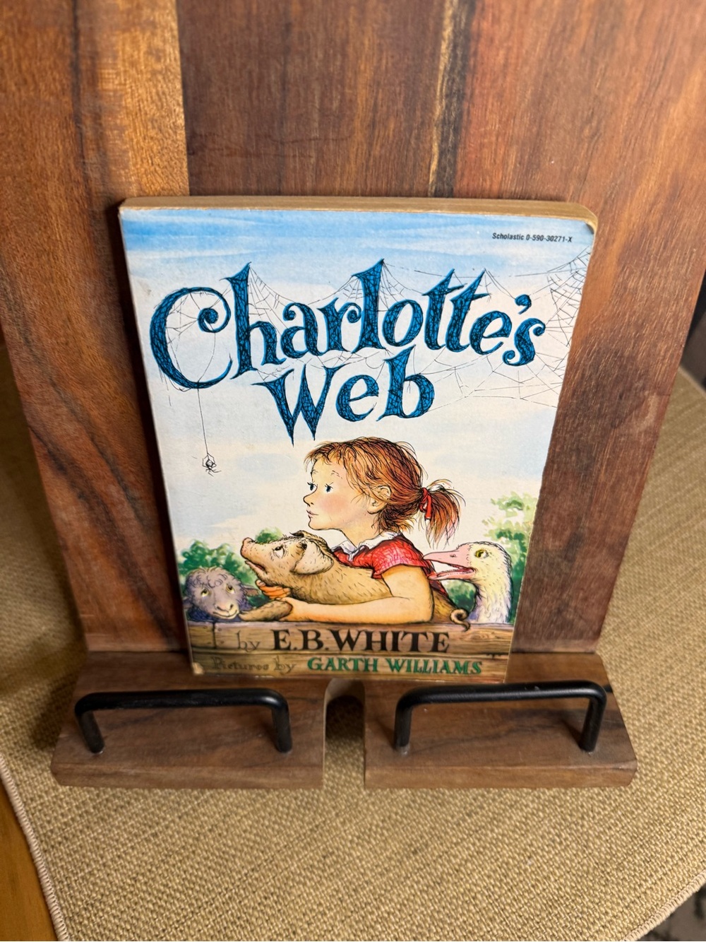 Vintage Scholastic Charlotte's Web paperback